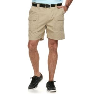 Croft & Barrow Big & Tall Waist 52 Side Elastic Cargo Short